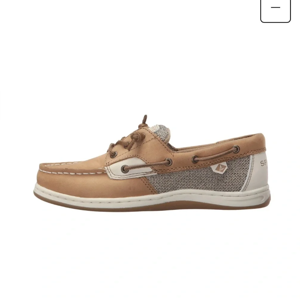 Sperry Kids Tan Moccasins